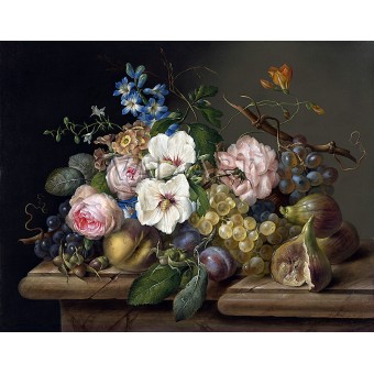 РЕПРОДУКЦИИ НА КАРТИНИ Натюрморт с цветя (1830)